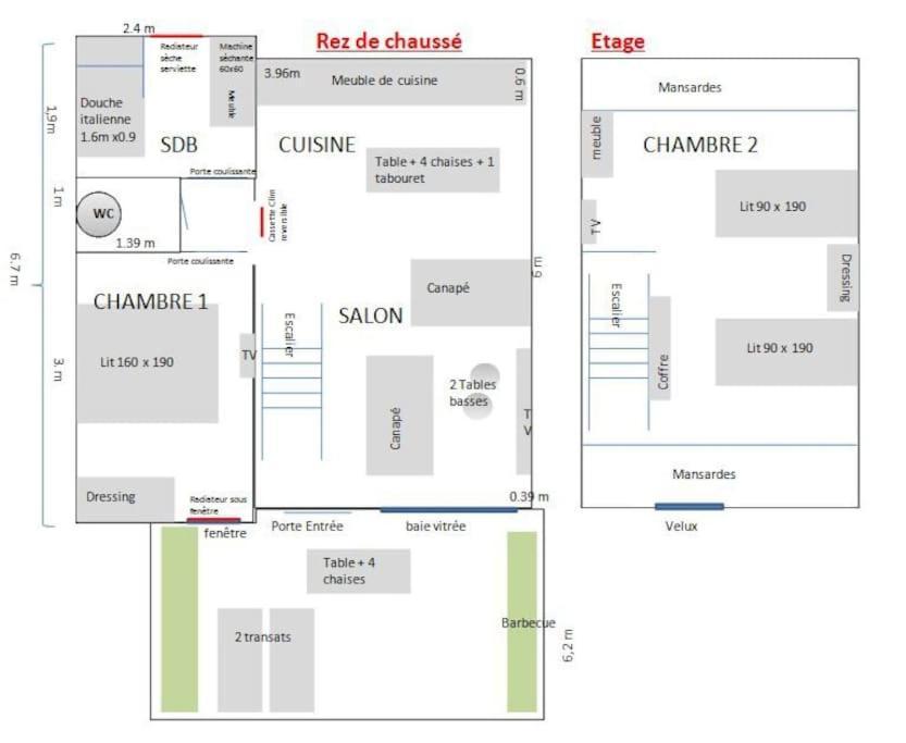 Maisonnette Individuelle Pour 4 Personnes 2 Chambres Terrasse - Design & Haute Qualite Bourbourg Buitenkant foto